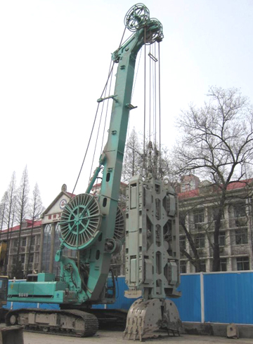Diaphragm wall grab��pilingmachines