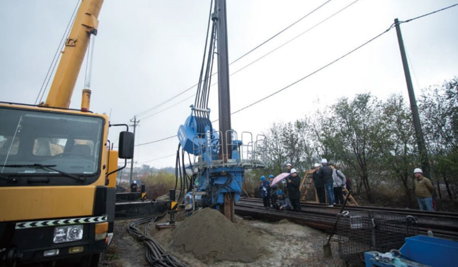 Sheet Pile Implant Machine<